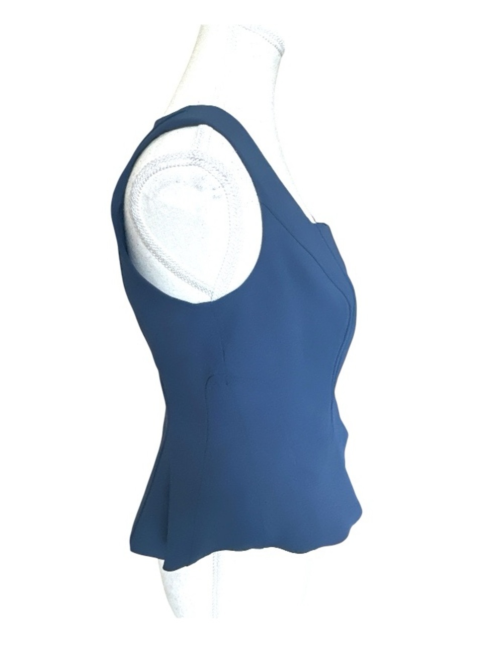White House Black Market Peplum Bustier Tank Size 4 NWT - Picture 3 of 9